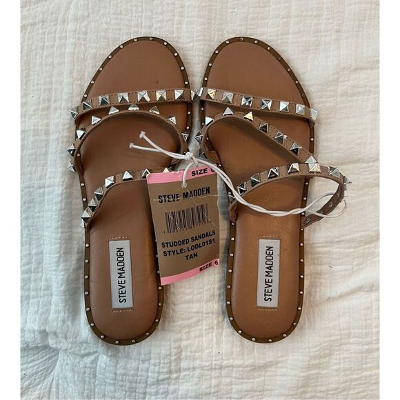 Steve Madden Studded Sandals NEW NWT - Picture 1 of 5